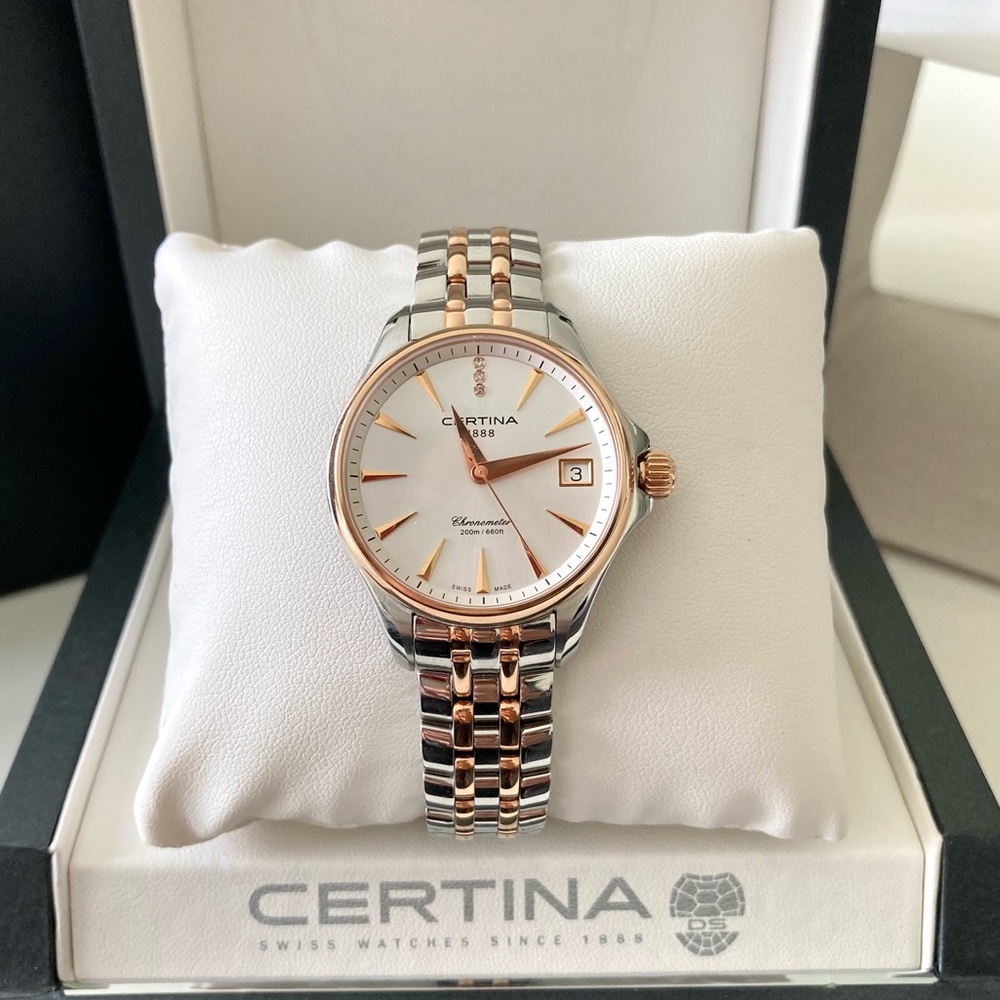 Certina DS Action Diamonds Ladies Two-Tone Watch